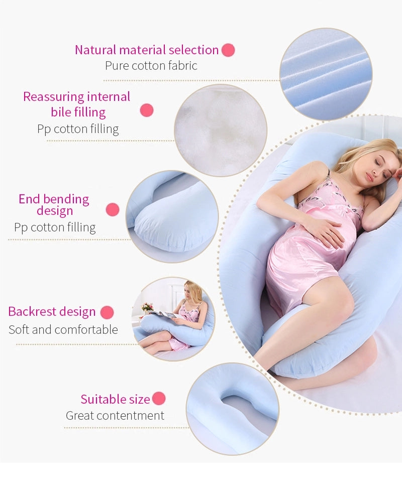 Organic Cotton Pregnancy Maternity Pillow Side Sleeper( more cotton ad –  CradlePlanet