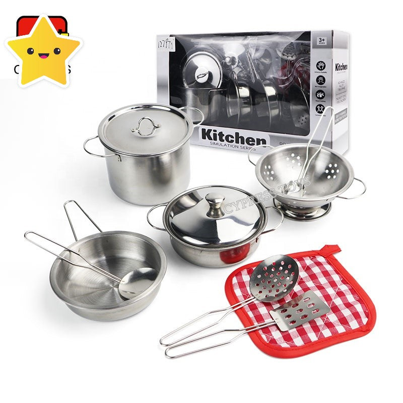 Kids Simulation Play House Toys Stainless Steel Kitchen MINI